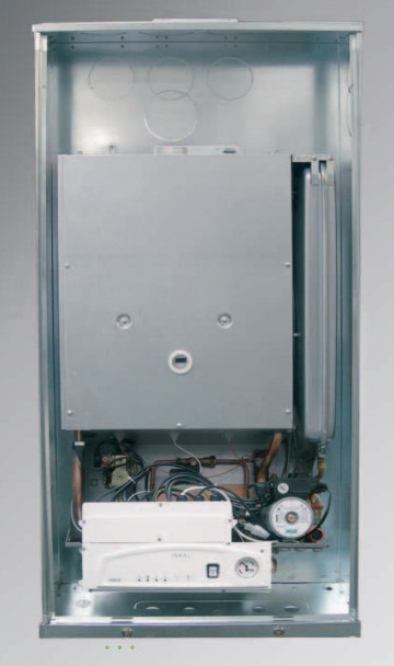 Котел газовый стандартный настенный встраиваемый с закрытой камерой, электронным розжигом, с автоматическим заполнением системы 24,6 кВт UNICAL INKAL CTFS 24 C.A. Котлы водогрейные #1