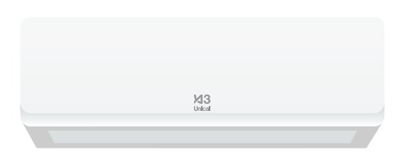 Кондиционер настенный с тепловым бытовым насосом и встроенным ионизатором UNICAL YA3 18 H Бытовые насосы